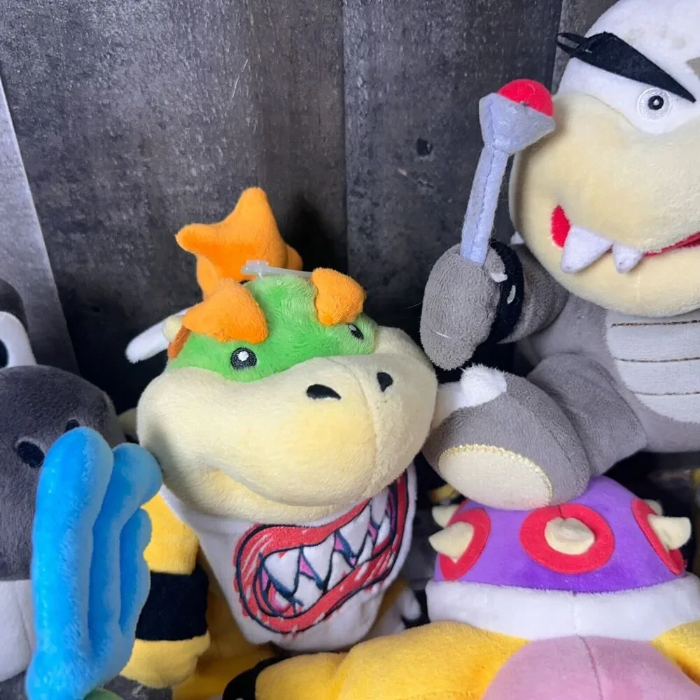 Super‎ Mario All Star Collection Koopalings Plush Lot Yoshi